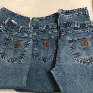 Carhartt Jeans 33/30  Relaxed Fit  Bundle of 3